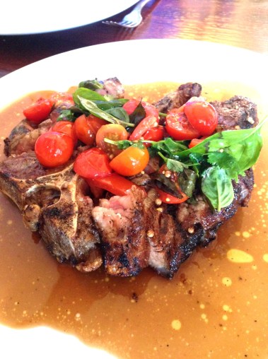 Local, Dry Aged, Grass Fed Beef Steak - Indian Style Smoked Eggplant, Tomato & Curry Leaf - 600g T-Bone to share