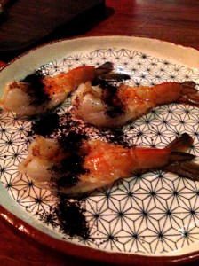 Prawn with Davidson Plum