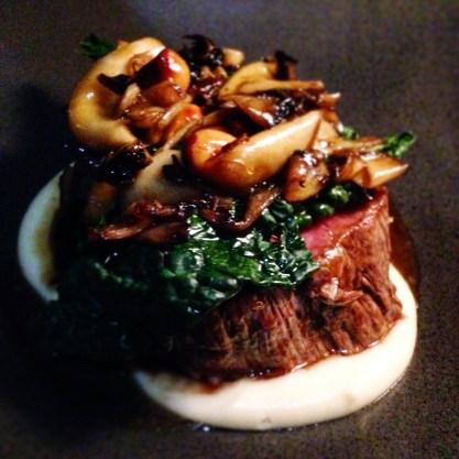 Northern Rivers grass fed veal, parsnips, cavolo nero, mushrooms, hazelnuts