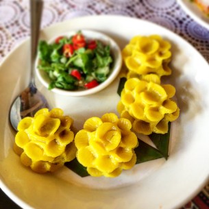 Fish Dumplings & Cucumber Pickle